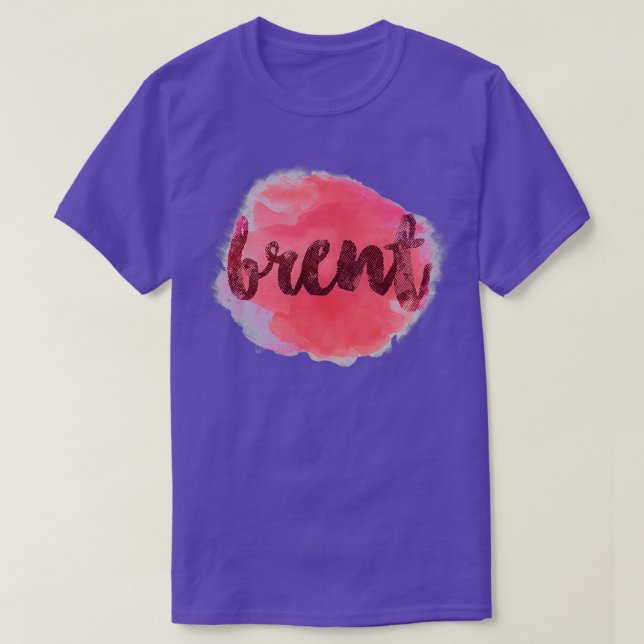 T-shirt Rouge BRENT (Design devant)