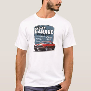 T-shirt Rouge Camaro du garage du papa