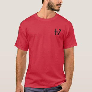 T-Shirt Rouge Cardinal Vétéran Militaire avec Drap