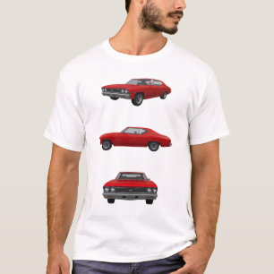 T-shirt Rouge Chevelle 1968 solides solubles :