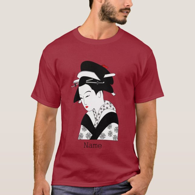 T-shirt rouge chinois du Nouvel An (Devant)