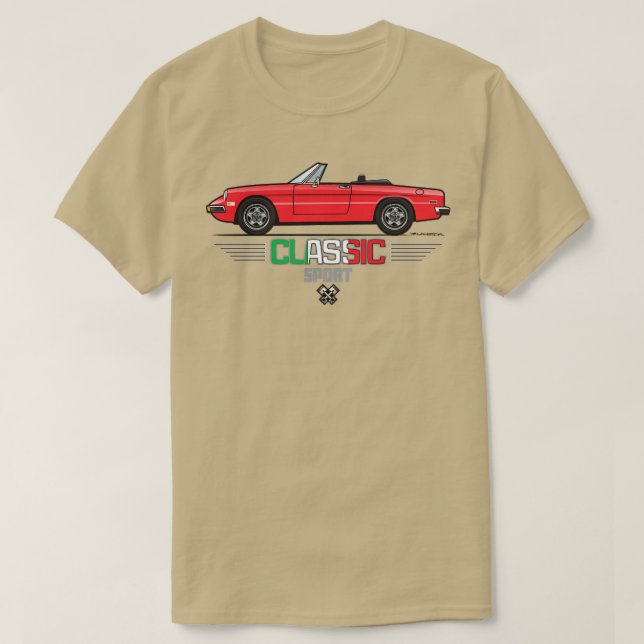 T-shirt Rouge classique1 (Design devant)