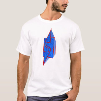 T-shirt Rouge contre le bleu