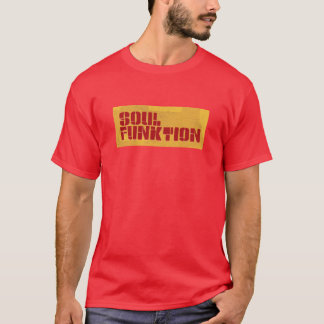 T-shirt Rouge de bloc de l'ÂME FUNKTION