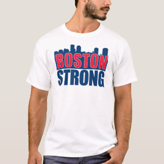 T-shirt Rouge de Boston et bleu forts