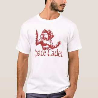 T-shirt Rouge de cadet de l'espace