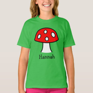 T-shirt rouge de champignon (enfant)