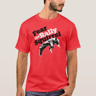T-shirt Rouge de chemise d'écureuil de rassemblement