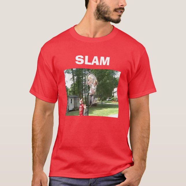 T-shirt Rouge de CLAQUEMENT (Devant)