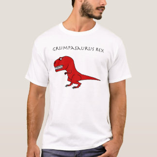 T-shirt Rouge de Grumpasaurus Rex