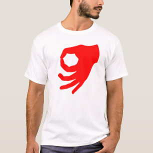 T-shirt Rouge de jeu de cercle