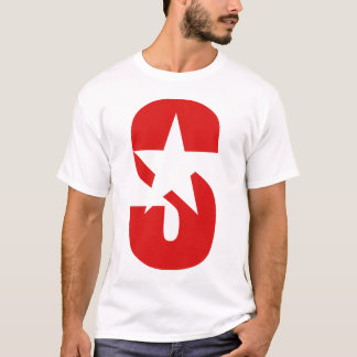 T-shirt Rouge de logo d'étoile de SSR