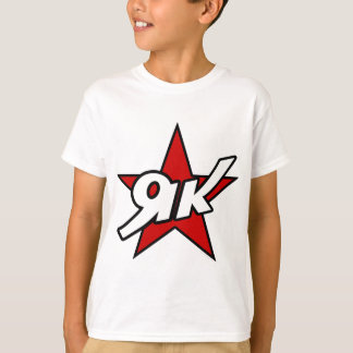 T-shirt rouge de logo d'étoile des yaks 52