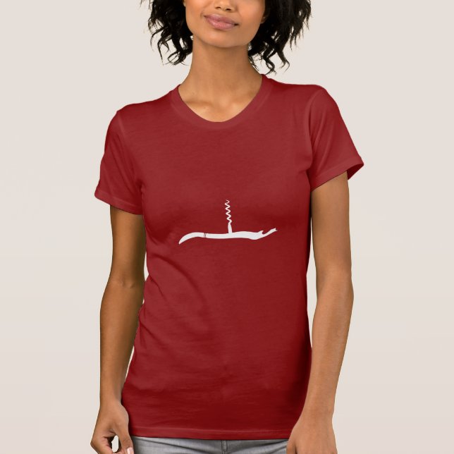 T-shirt Rouge de moteur du feu (je) (Devant)