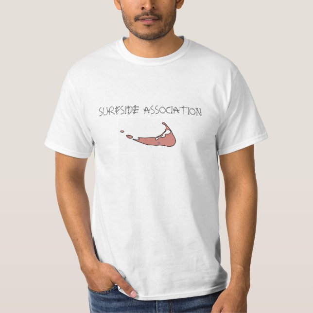 T-shirt Rouge de Nantucket d'association de Surfside (Devant)