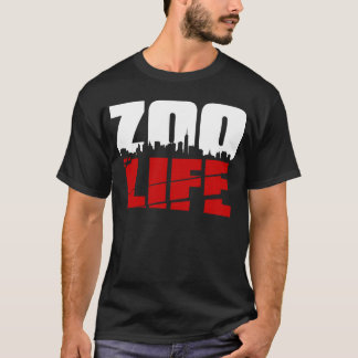 T-shirt Rouge de paysage urbain de ZooLife