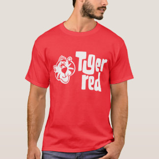 T-shirt Rouge de tigre