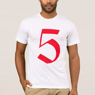 T-SHIRT ROUGE D'ÉTOILE