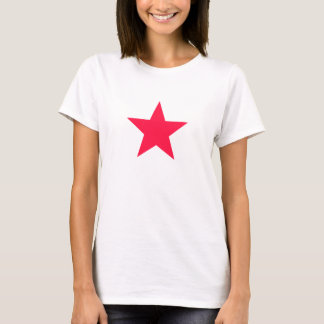 T-shirt rouge d'étoile