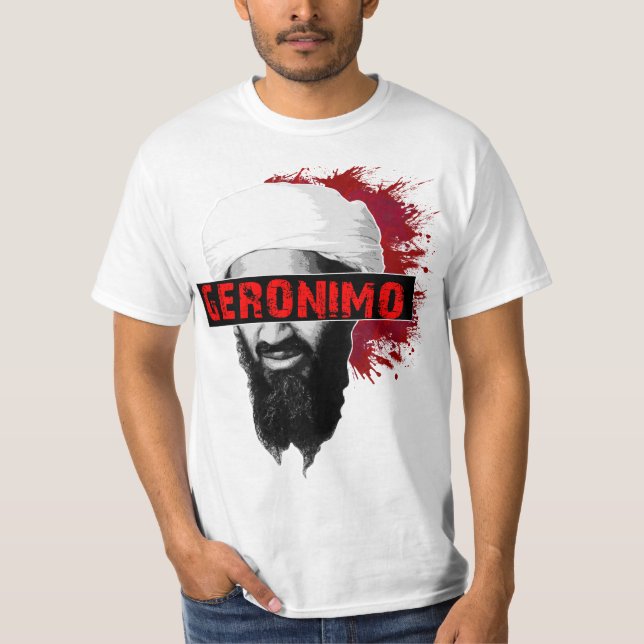 T-shirt Rouge d'Osama Geronimo (Devant)