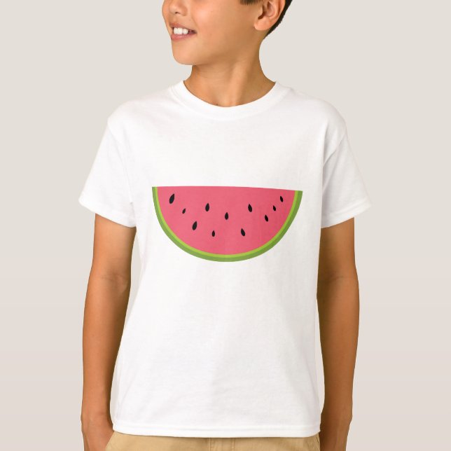 T-shirt Rouge doux de santé de fruit de pastèque de (Devant)