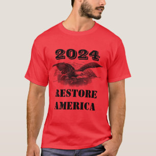 T-shirt rouge électoral de 2024