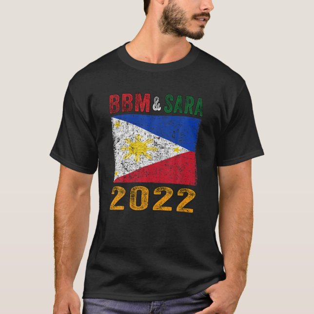 T-shirt Rouge Et Vert Solide 2022 BBM SARA (Devant)