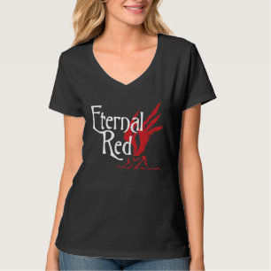 T-shirt Rouge éternel noir T (femmes)