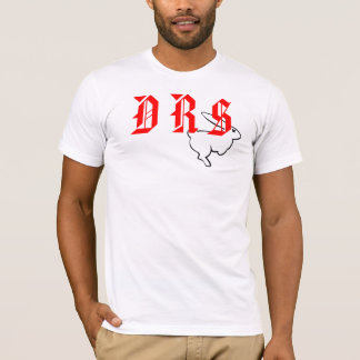 T-SHIRT ROUGE MORT DE SOCIÉTÉ DE LAPIN