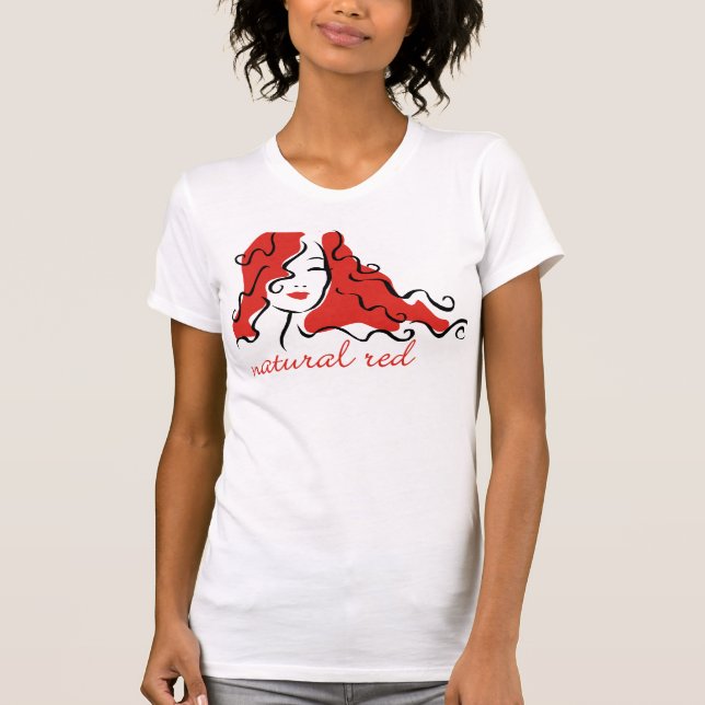 T-shirt Rouge naturel (Devant)