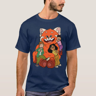 T-shirt Rouge Panda TURNING ROUGE