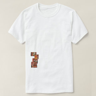 T-shirt Rouge partout hem 1