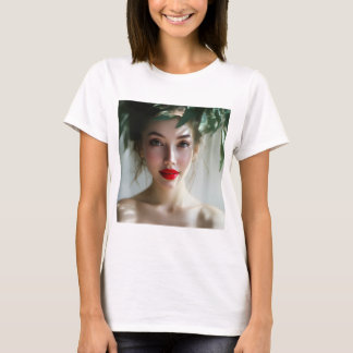 T-shirt Rouge passionné : Déesse de l'aube Rouge