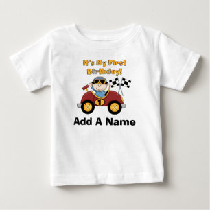 T-shirt rouge personnalisé d'anniversaire de