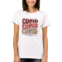 T-shirt rouge Plaid et Vibes cupides Empreintes de