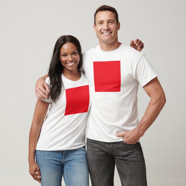 T-shirt Rouge Pompière (Unisexe)