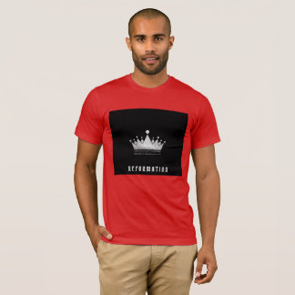 T-shirt rouge "REFORMATION".  