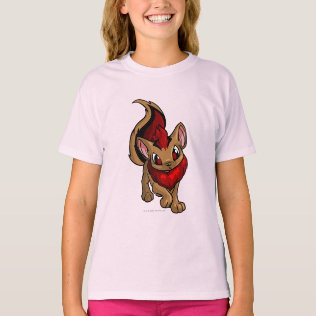 T-shirt Rouge Xweetok (Devant)