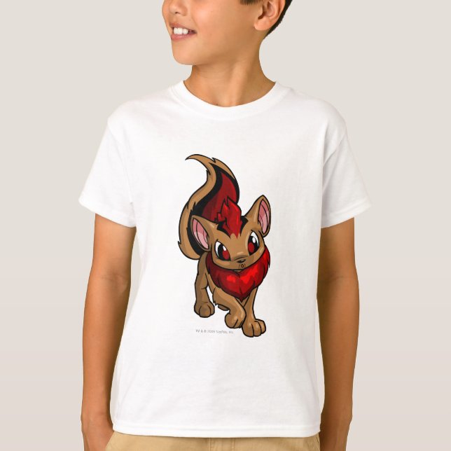 T-shirt Rouge Xweetok (Devant)