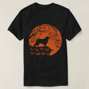 T-shirt Rough Collie Et Moon Halloween Cadeau Amoureux des
