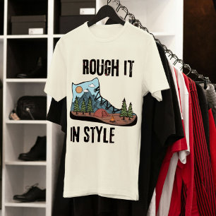 T-shirt Rough It In Style Vie Camping