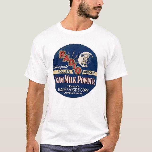 T-shirt Roulage de qualité Radio extra Procédés Lait écail (Devant)