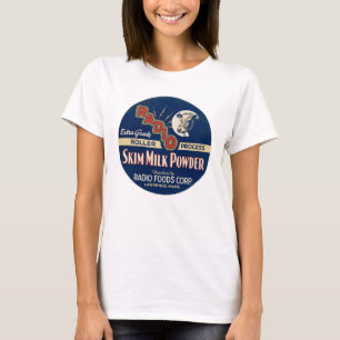 T-shirt Roulage de qualité Radio extra Procédés Lait écail