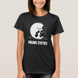 T-shirt Roulants Fatties Chat Chat Tenue Chat Papa Chat