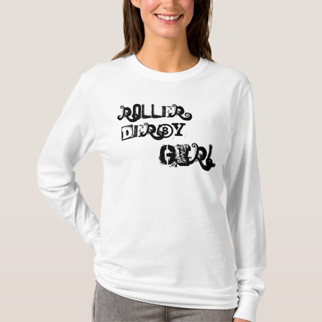 T-shirt Rouleau Derby, fille (Devant)