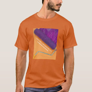 T-shirt Rouleau, Peintre & Décorateur Violet Advert