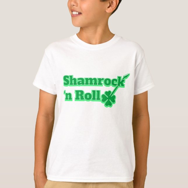 T-shirt Rouleau shamrock (Devant)