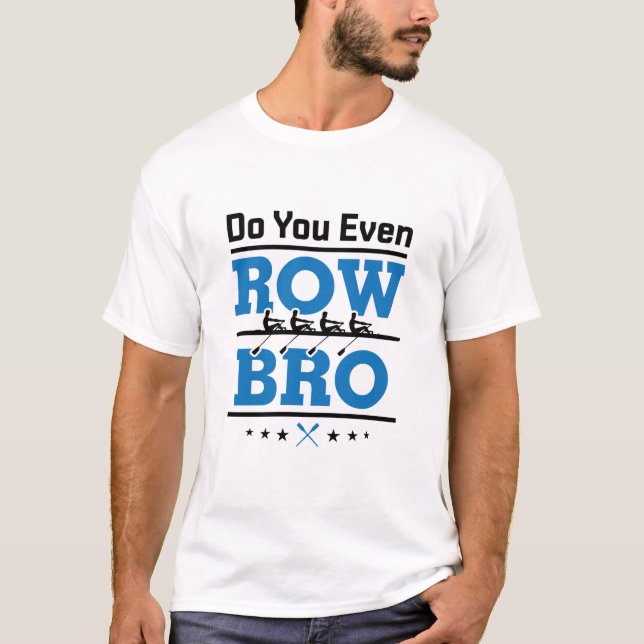 T-shirt Roulement De L'Équipage Faites-Vous Même Ligne Bro (Devant)