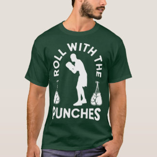 T-shirt Rouler Avec La Boîtière Des Punches