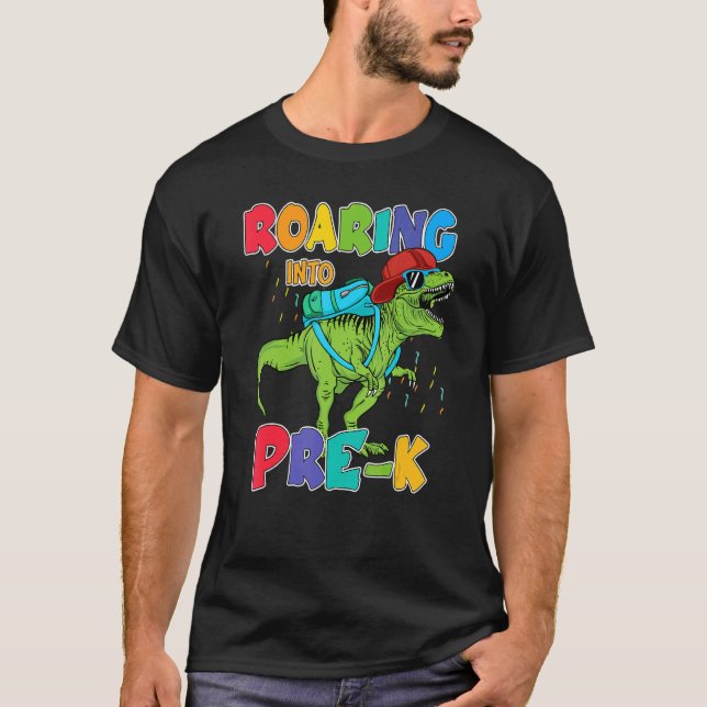 T-shirt Rouler Dans La Prime K Joyeux Premier Jour De L'Éc (Devant)